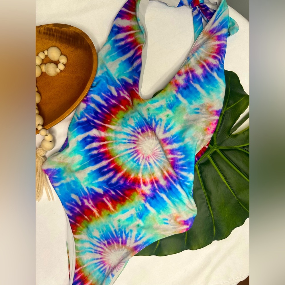 Tie Dye One Piece Swimsuit